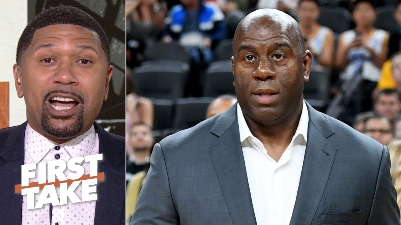 Magic Johnson left Lakers because 'he wasn't able to finish the job' - Jalen Rose | First Take