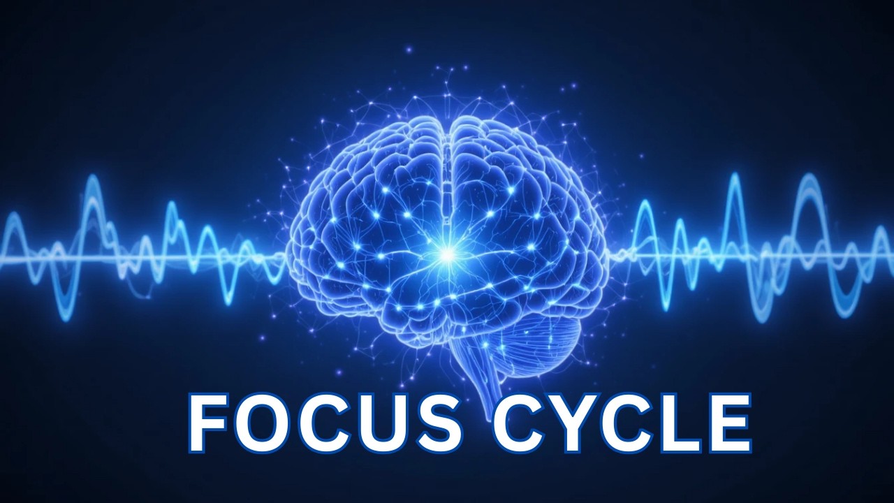 90 Minute Deep Focus Cycle #4 – Ambient Brainwave Music for Productivity & Flow