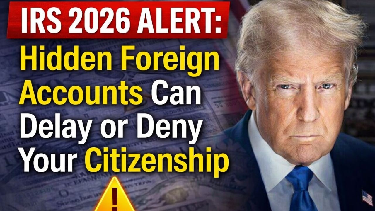 IRS 2026 ALERT: Hidden Foreign Accounts Can Delay or Deny Your Citizenship