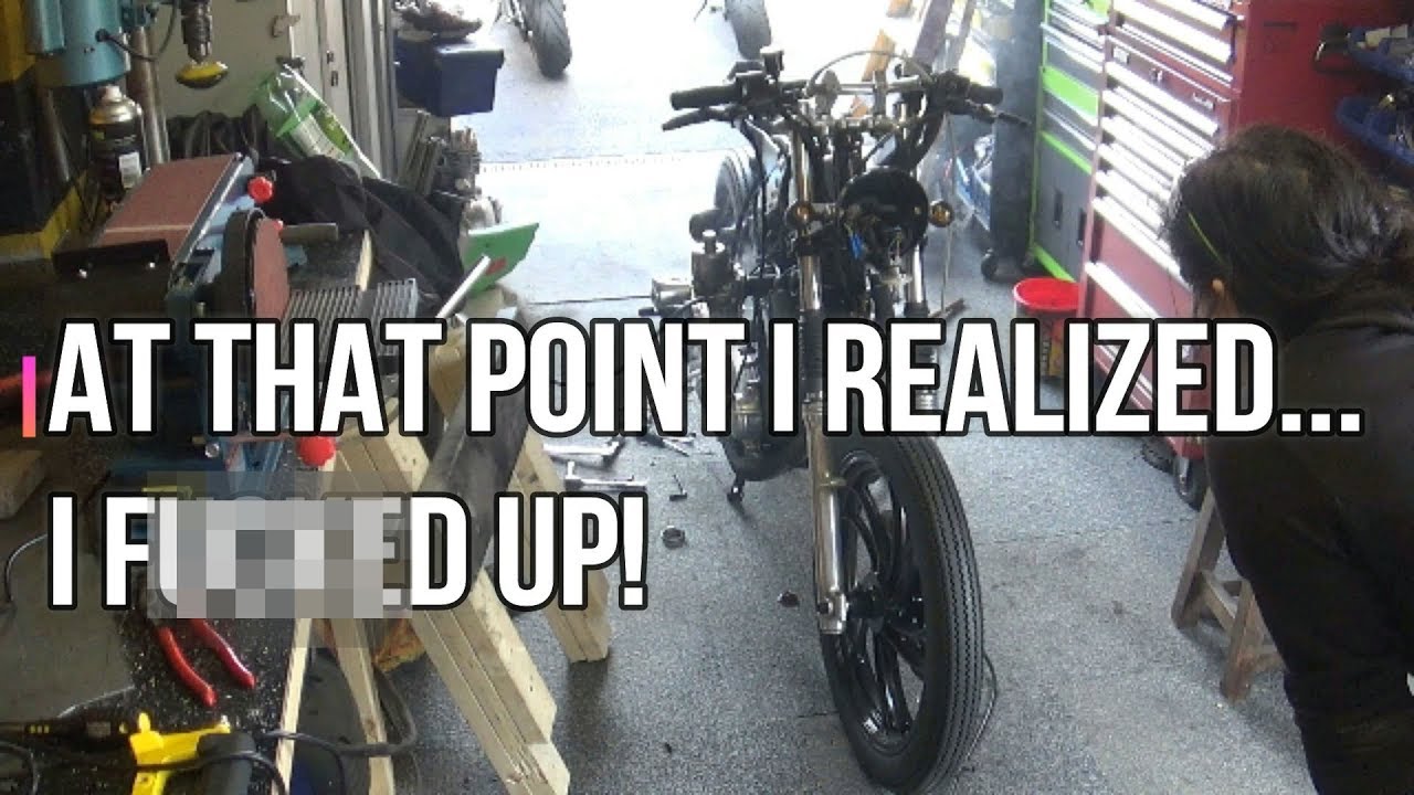 Yamaha XV 500 Virago Cafe Racer Build, Part 52 - Oil screen and a Big F**k Up!