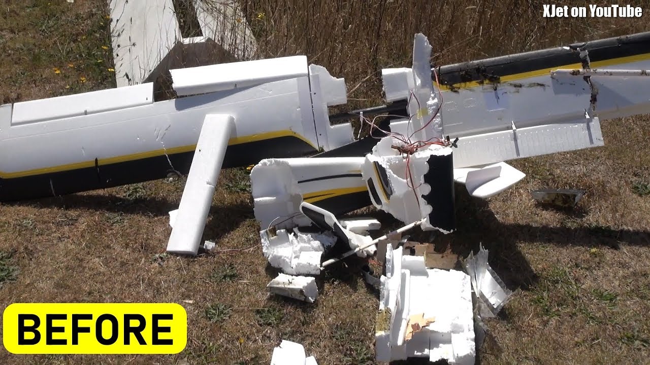 Incredible RC plane repairs