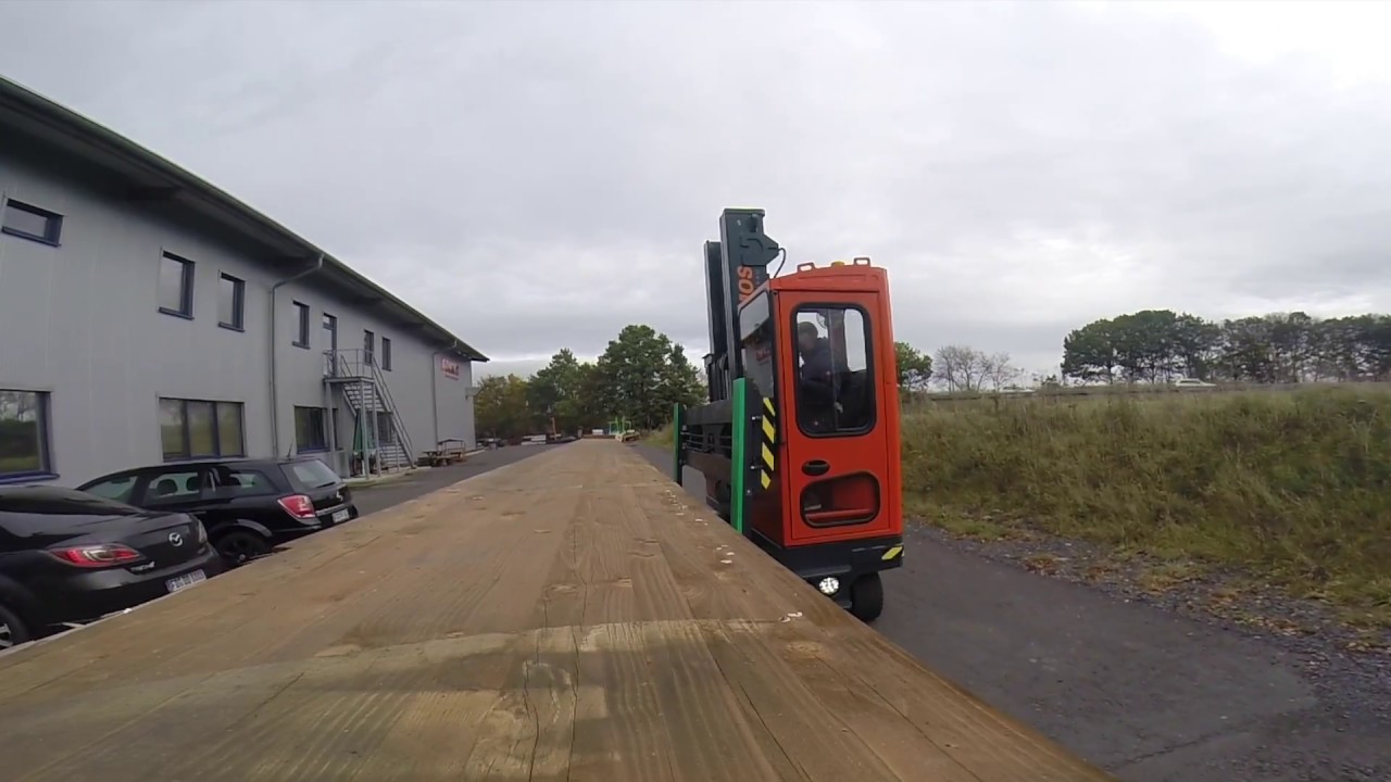 DIMOS Elektro-Mehrwege- Seitenstapler DMS 45/70 P EL f&uuml;r die Holzindustrie
