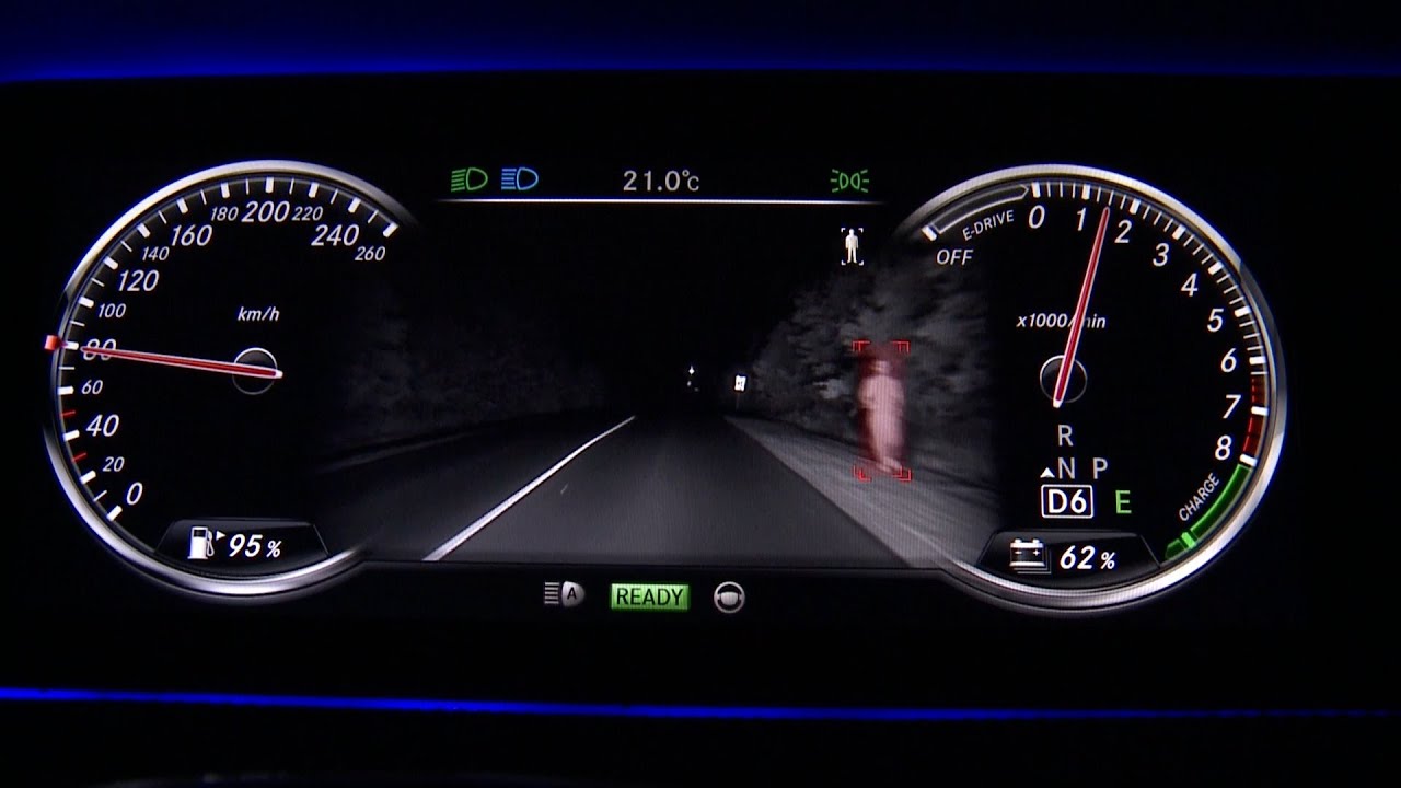 Mercedes S63 AMG - Night View Assist Plus
