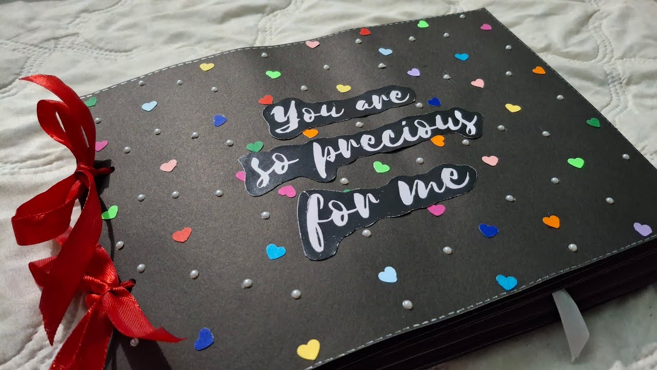 Handmade scrapbook A4 size 