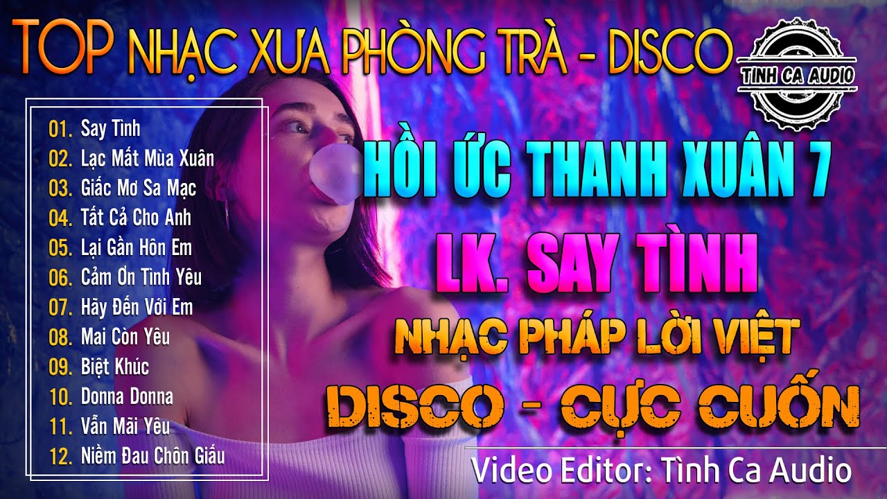HỒI ỨC THANH XUÂN 7 - DISCO | LK. SAY TÌNH - NHẠC PHÁP LỜI VIỆT SAY MÊ LÒNG NGƯỜI THẬP NIÊN 2000