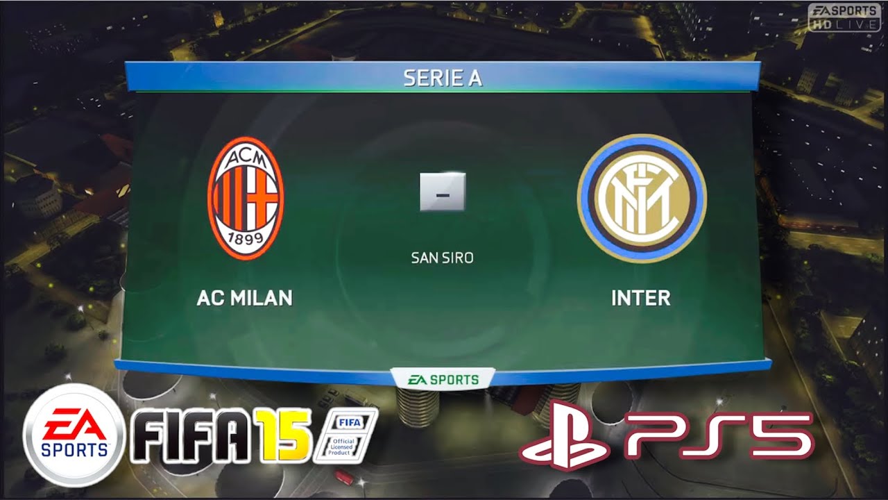 FIFA 15 Milan VS Inter De Milan PS5 2026