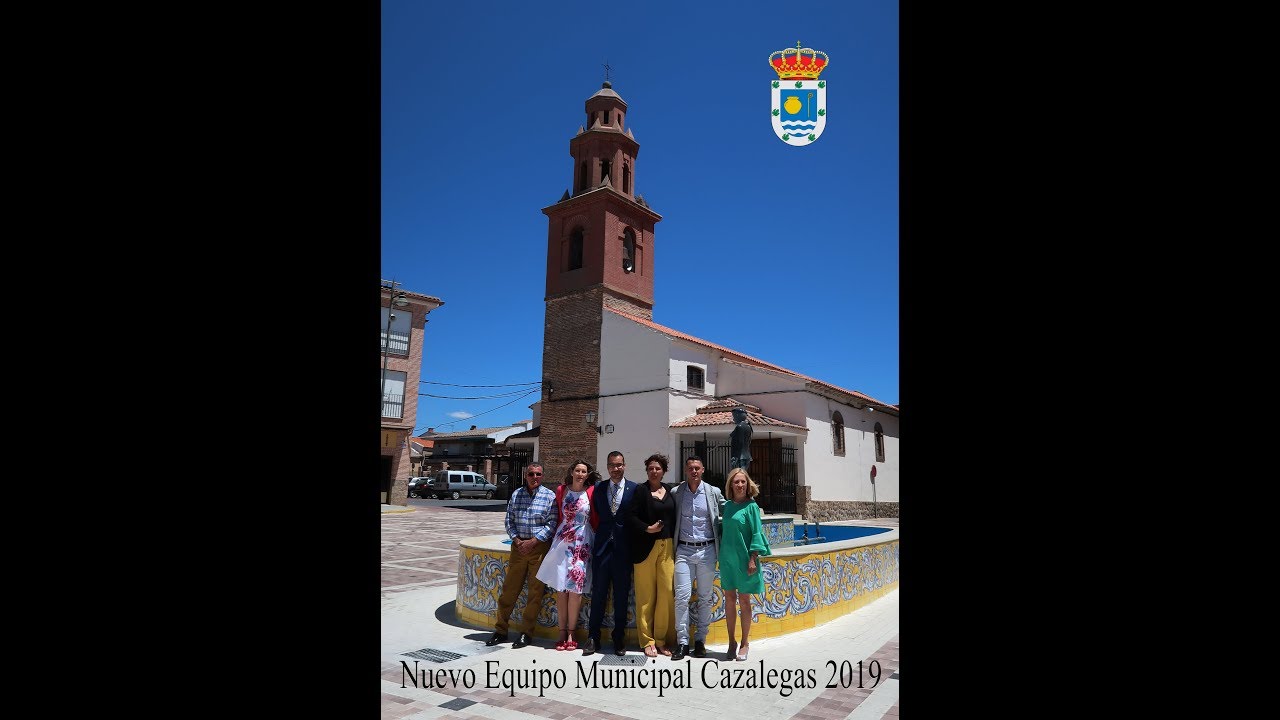 Constitución  de la nueva Corporación Municipal . Cazalegas 2019