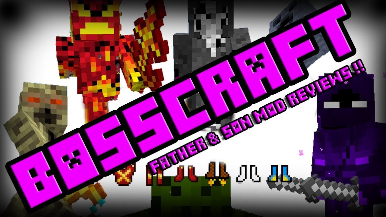 01 Minecraft Mod Reviews (Father & Son Facecam) - Bosscraft by Sthullen