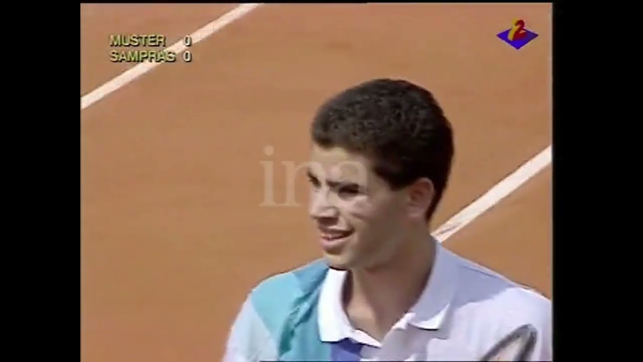 Roland Garros 1991 1R Sampras vs Muster