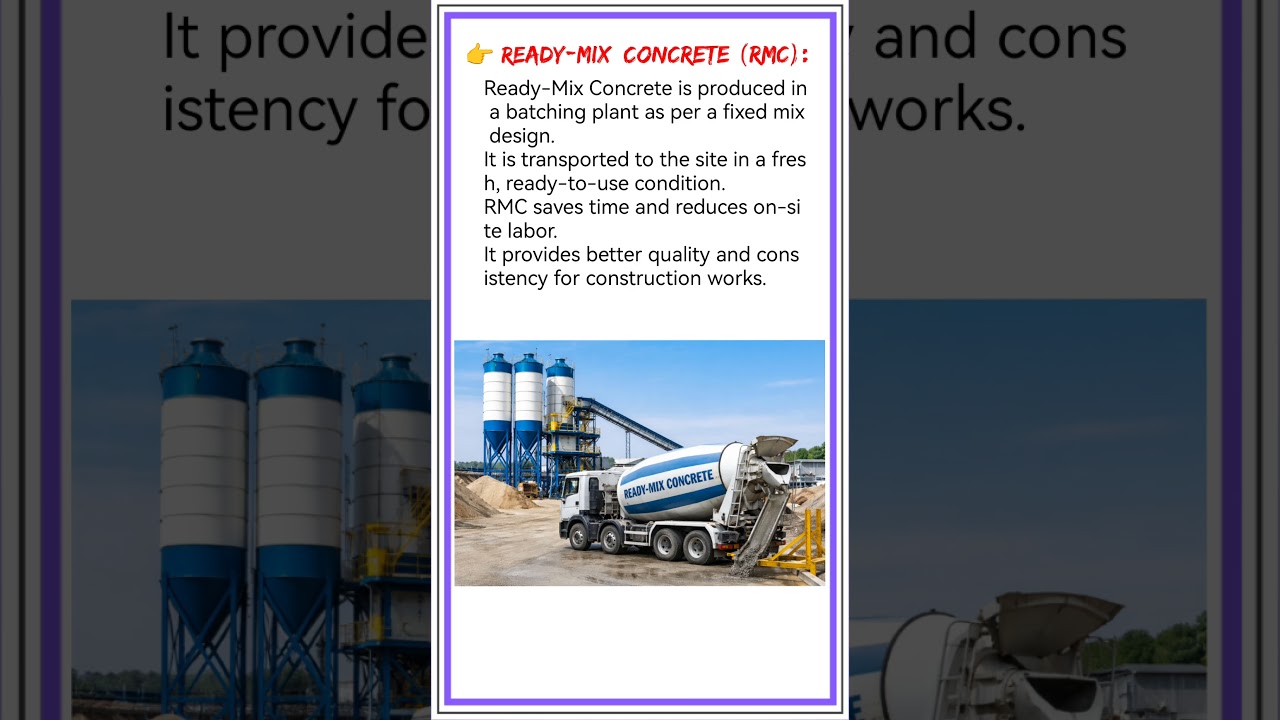 Ready-Mix Concrete 🚚➡️🏠 Quality you can trust 💯