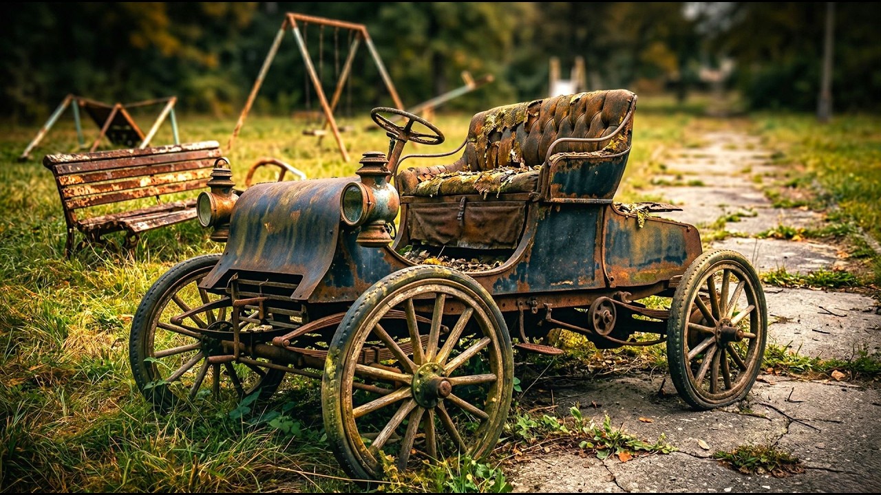ASMR Restoration of 1906 Oldsmobile Model R Curved Dash : America’s Car –Complete Restoration Story!
