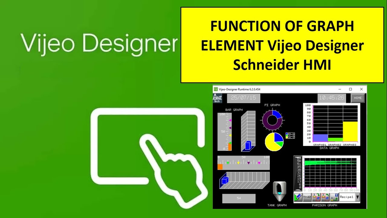 GRAPH ELEMENT Vijeo Designer Schneider HMI