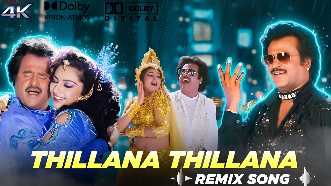 Thillana Thillana Full Audio Remix  Song | Muthu Telugu Songs | Rajinikanth, Meena | A R R