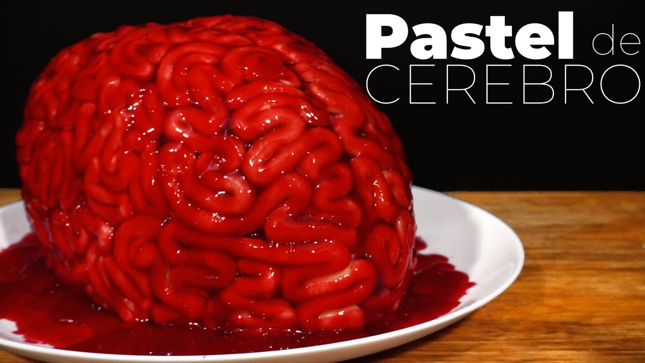 👻 Cómo hacer un PASTEL DE CEREBRO súper realista | FonQui