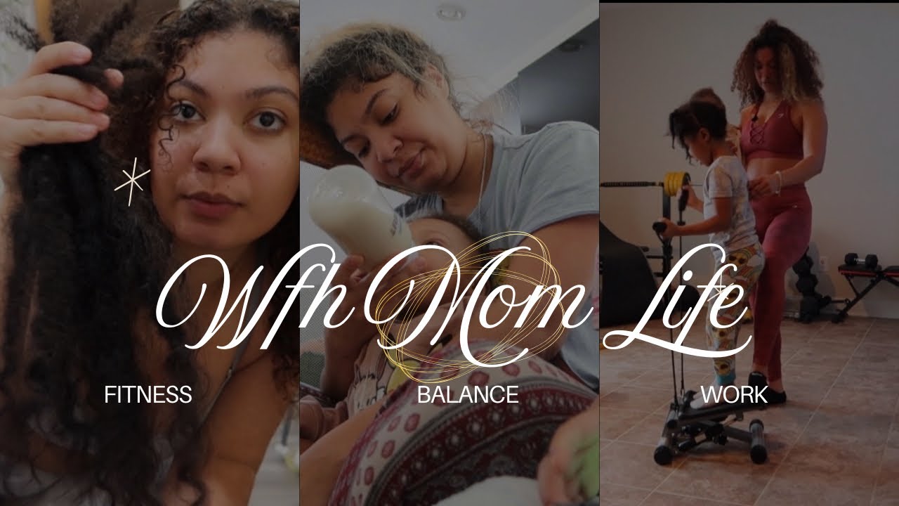 Working From Home as a Mom | Morning Routine, Live Streaming, Workouts & Real Life