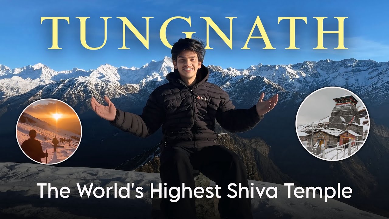 A Journey To The WORLD’S HIGHEST SHIVA TEMPLE - Tungnath Chandrshila Trek 2026 😍