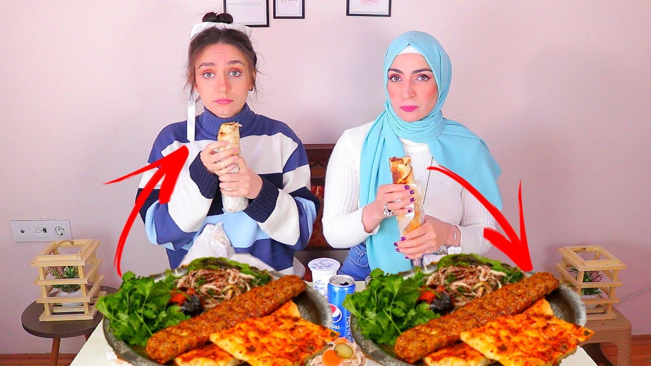 اتحدينا بعض بأكلة تركية شعبية 😋adana kebab