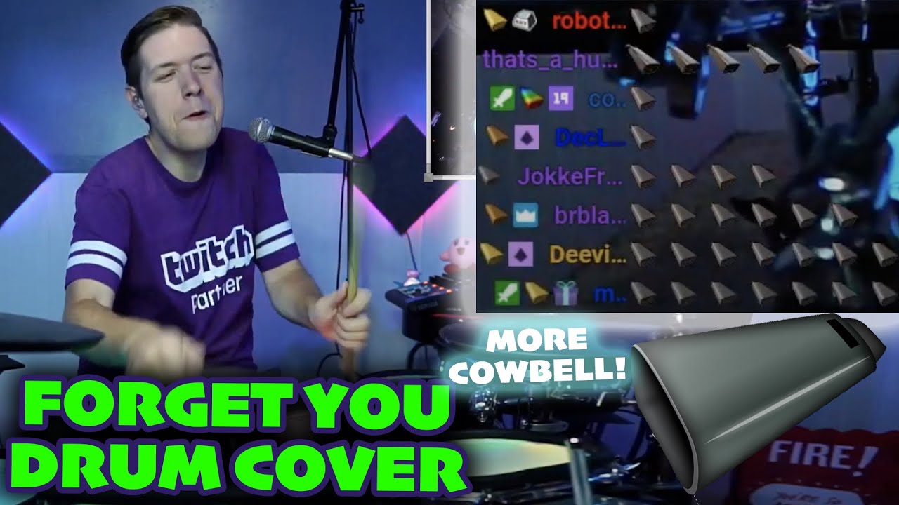 Cee Lo Green - FORGET YOU (Live Drum Cover on Twitch!)
