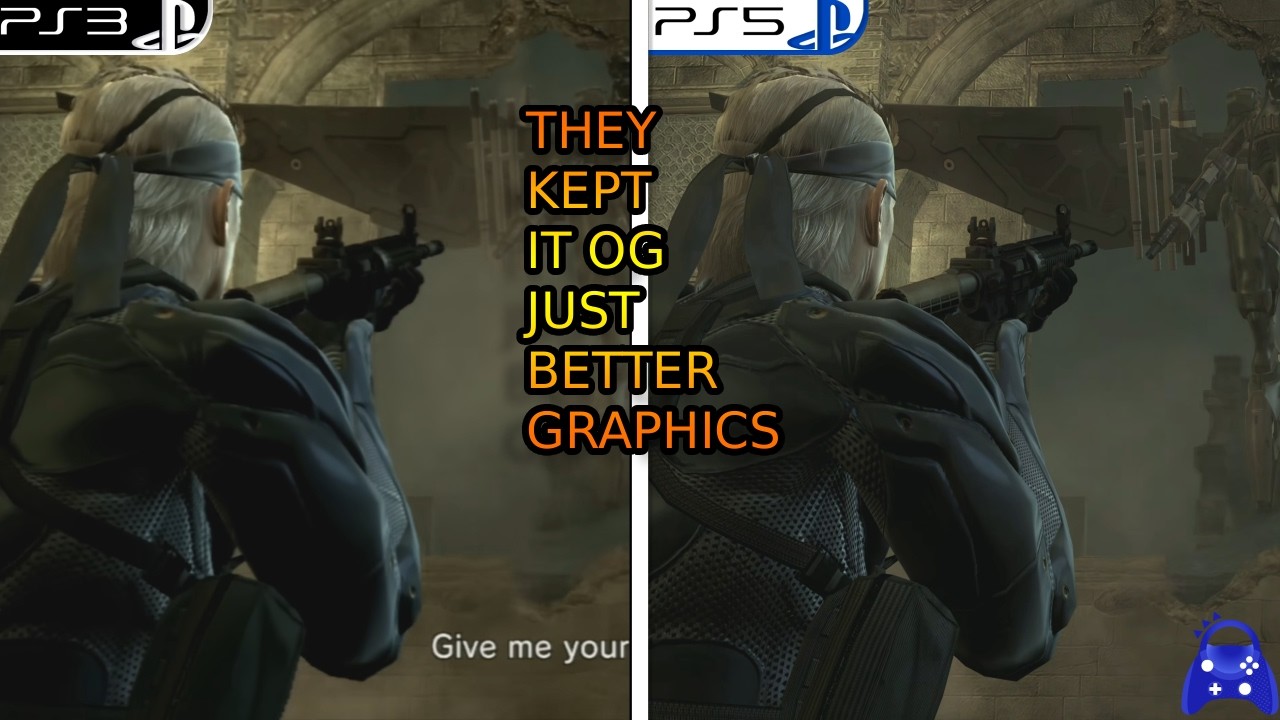 PS5 Metal Gear Solid 4 Remaster Vs PS3! This Is AWESOME. They Improved Everything!