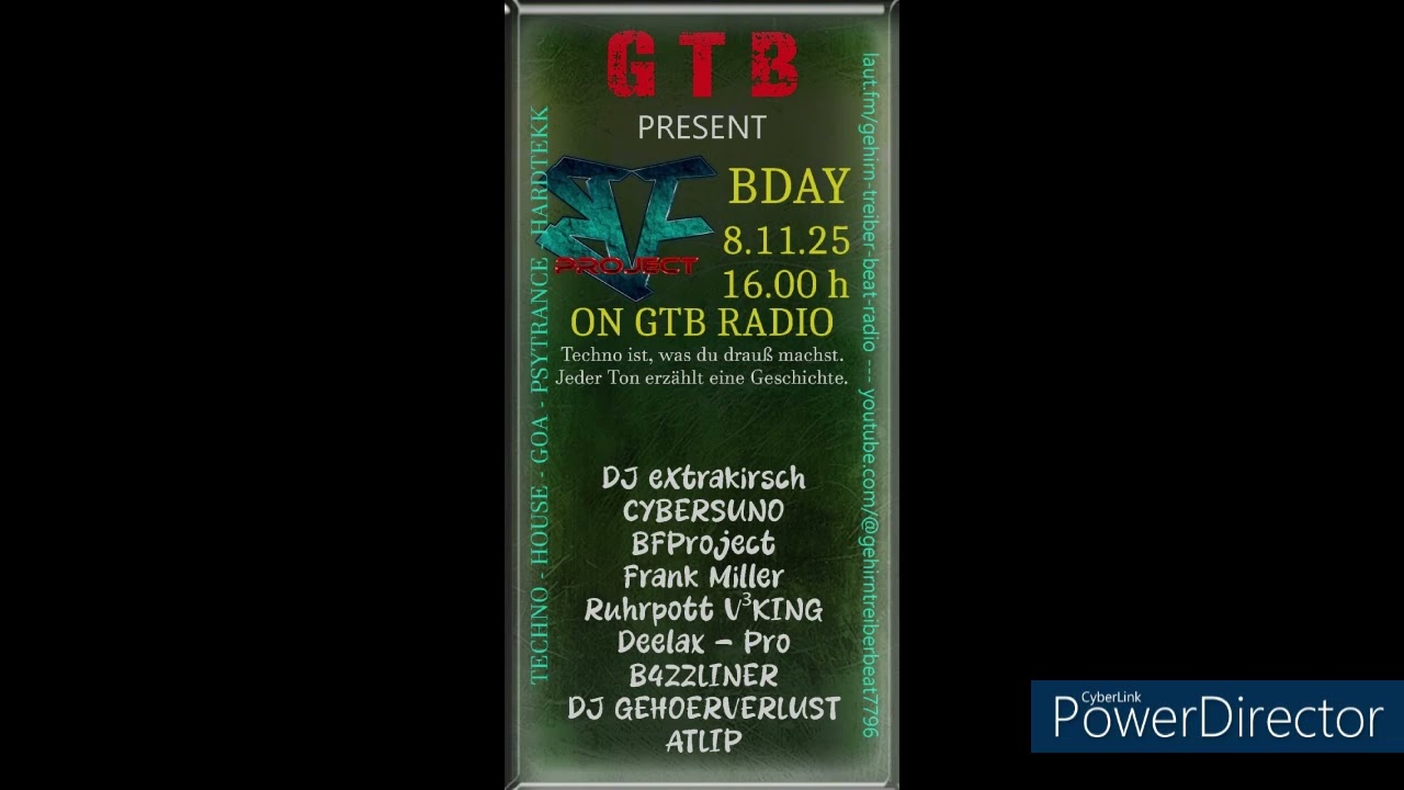 Frank Miller BDAY BFProject GTB Radio 8-11-25