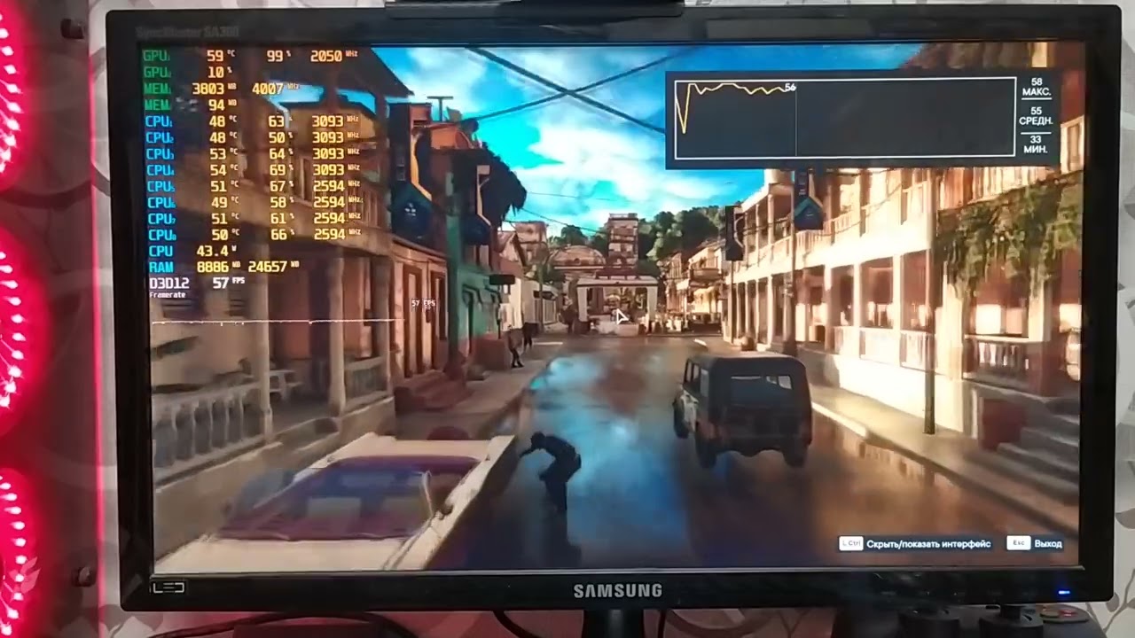 Xeon E3 1265L V3  P106-100 Far Cry 6 тест производительности
