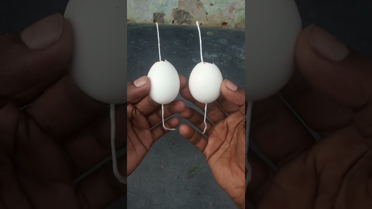 How to make egg color candle at home #shorts