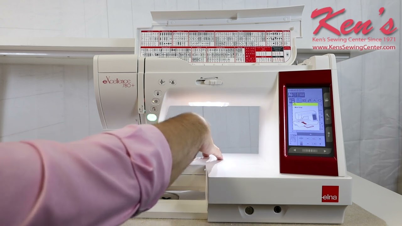 Elna 780+ Quilting and Sewing Machine Overview