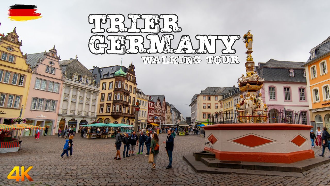 Trier, Germany - Walking Tour 4K - 2023 - Germany's Oldest City - Porta Nigra
