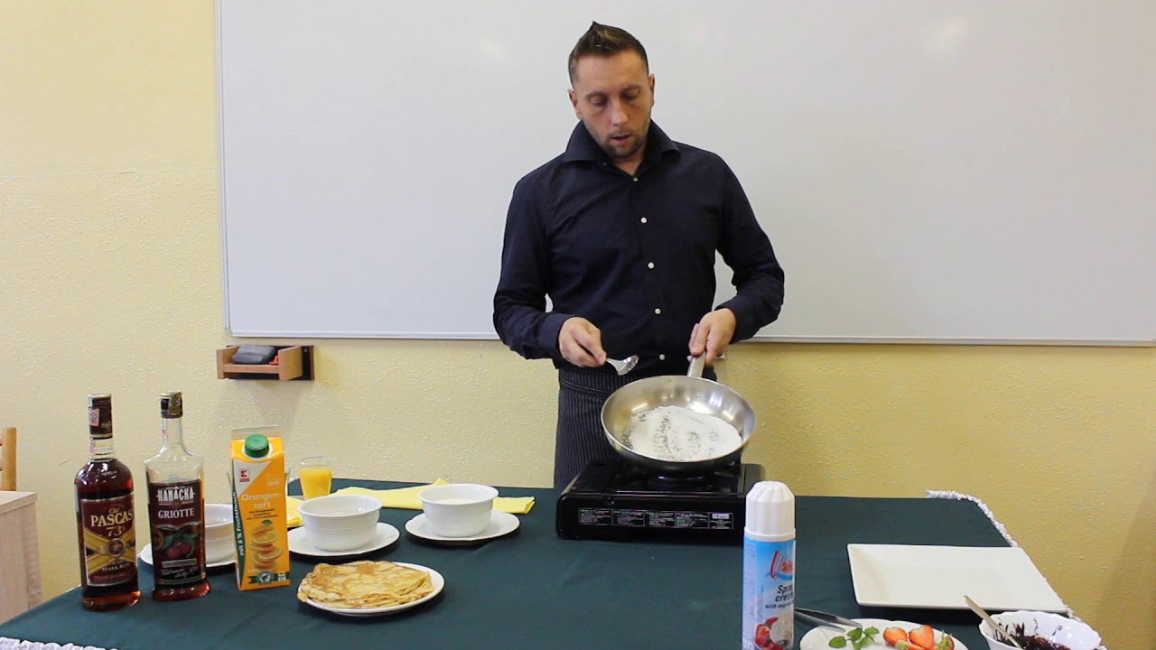 Pincér online óra Flambírozás mestere Töltési Róbert