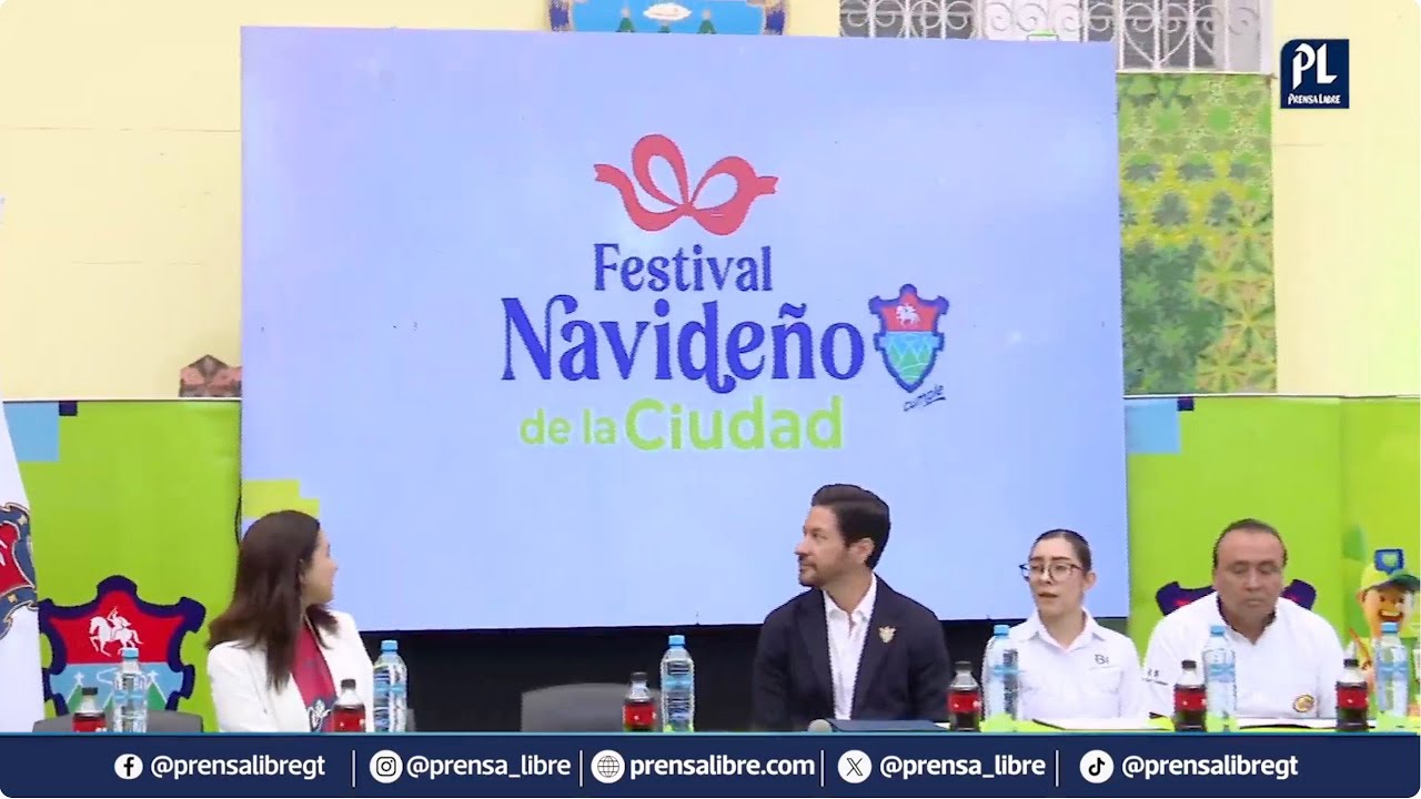 Municipalidad brinda conferencia de prensa sobre las actividades del Festival Navideño 2024