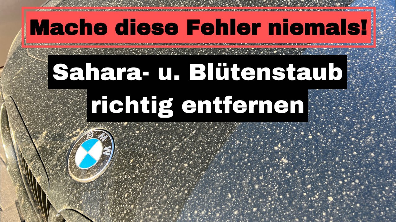 Saharastaub = Schleifpapier - Profi zerkratzt Auto 🤯