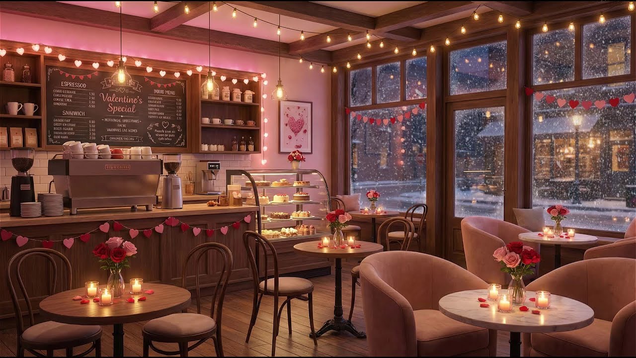 Nostalgic Love Music of All Time ❤️ Fireplace Valentine’s Ambience Feels Special