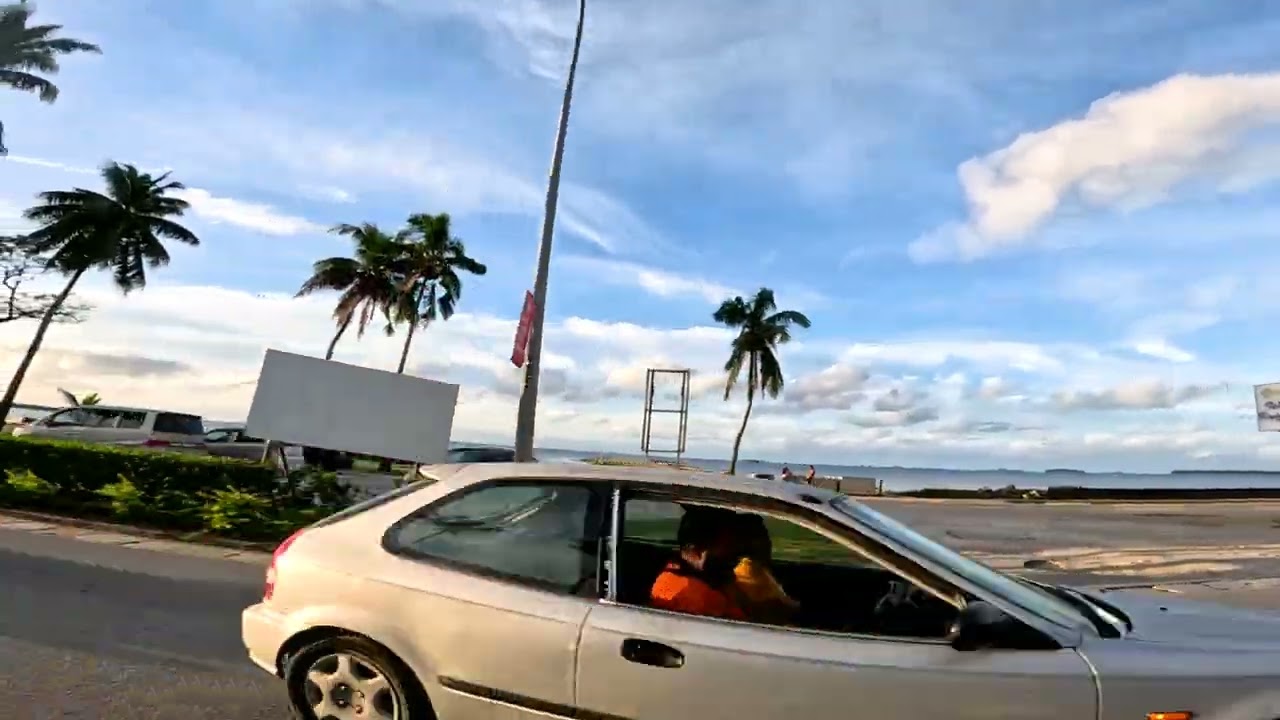 Evening drive from Ma'ufanga to Sopu