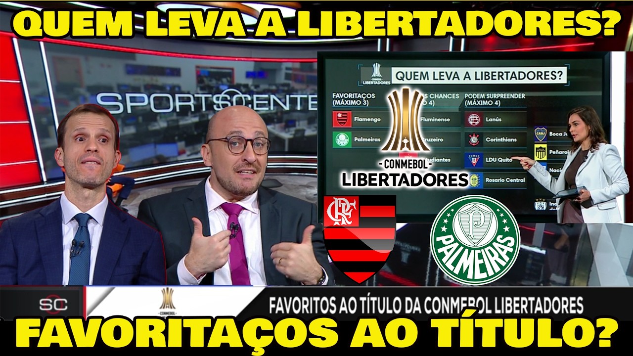 QUEM SÃO OS FAVORITOS AO TÍTULO DA LIBERTADORES 2026?