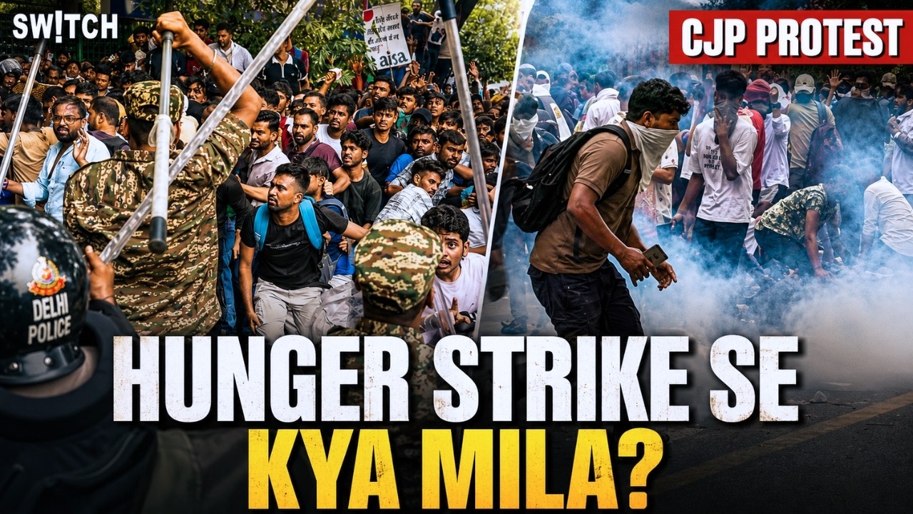 CJP Protest Par Police Action! Tear Gas Aur Lathicharge | Live From Jantar Mantar