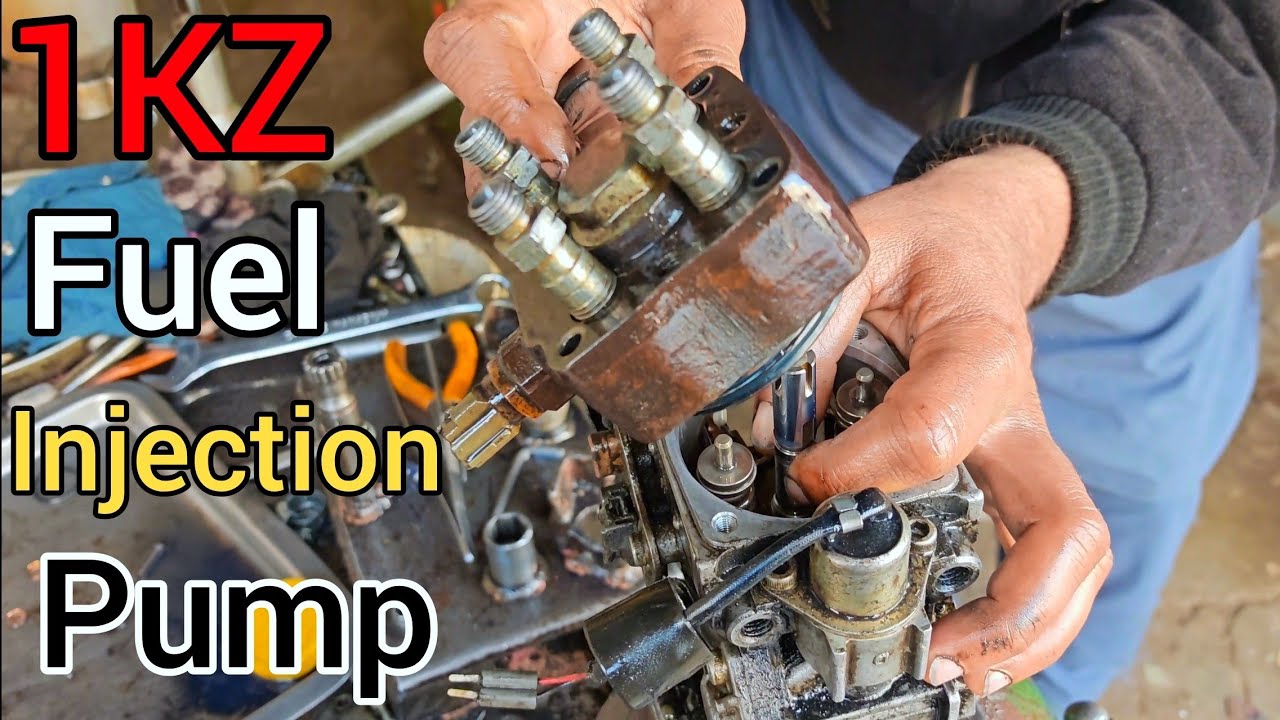 Toyota prado engine 1kz efi diesel pump repair 