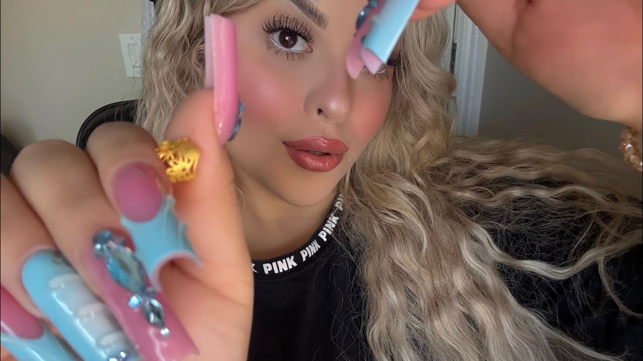 ASMR ✨ Braiding Your Hair - Unclipping, Hair Jewelry, Parting ￼🎀