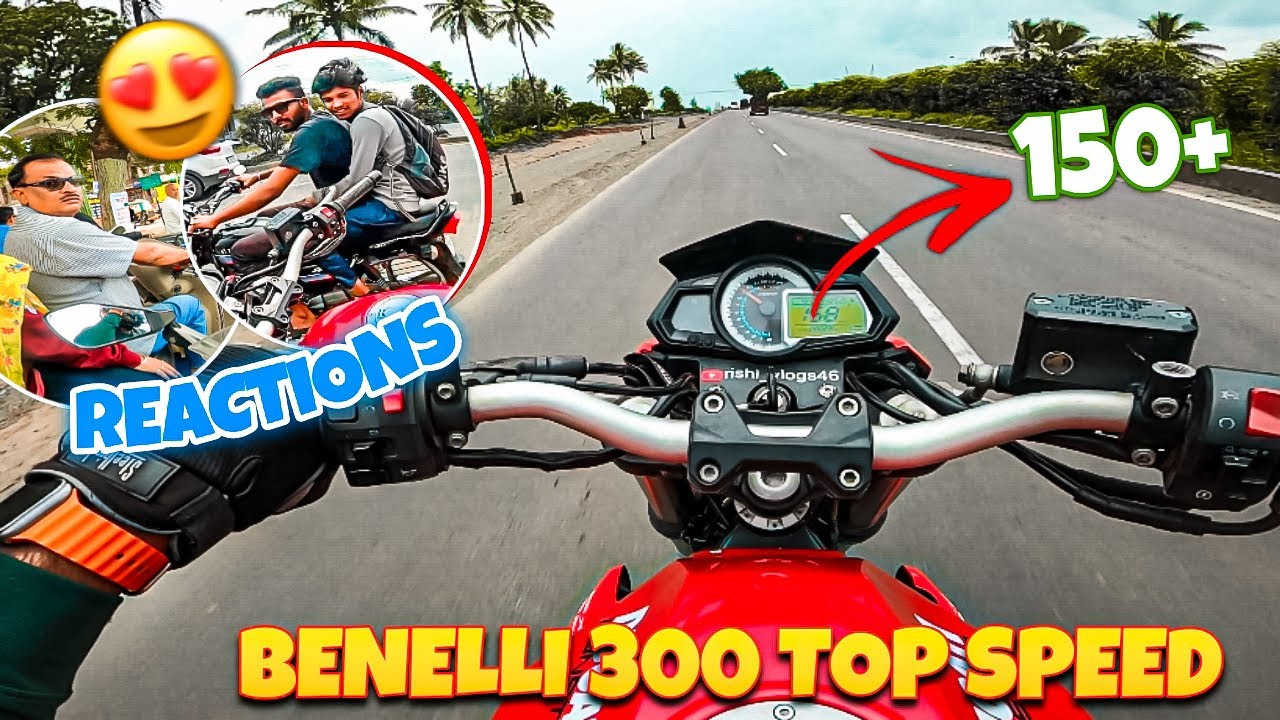 Benelli 300 Top Speed 200 Km/h?😱 | Epic Public Reaction 😍 | Loudest Benelli 300 in india