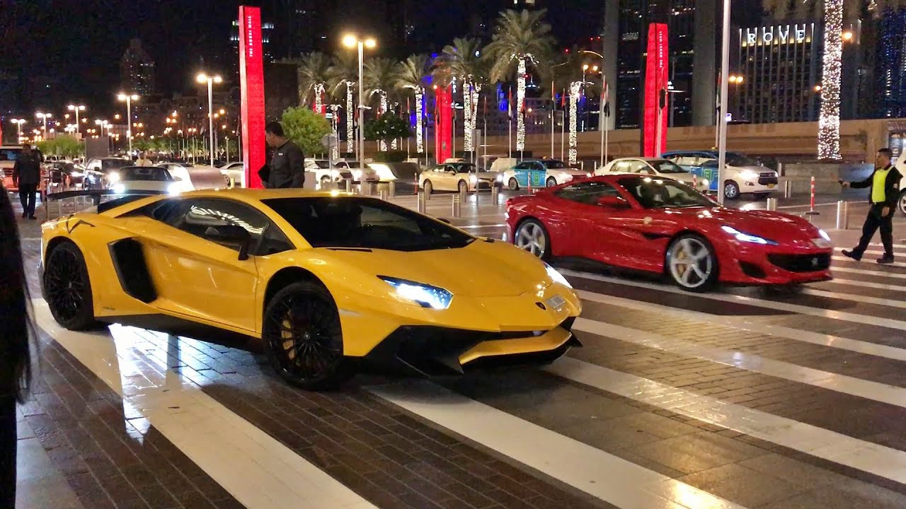 Supercars of Dubai 2020 | A Day Of Car Spotting | Brown Ferrari, Aventador SV, McLaren 570S
