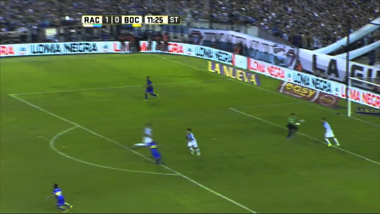 Salv&oacute; Iba&ntilde;ez.  Racing 1 - Boca 0. Fecha 5. Primera Divisi&oacute;n 2016