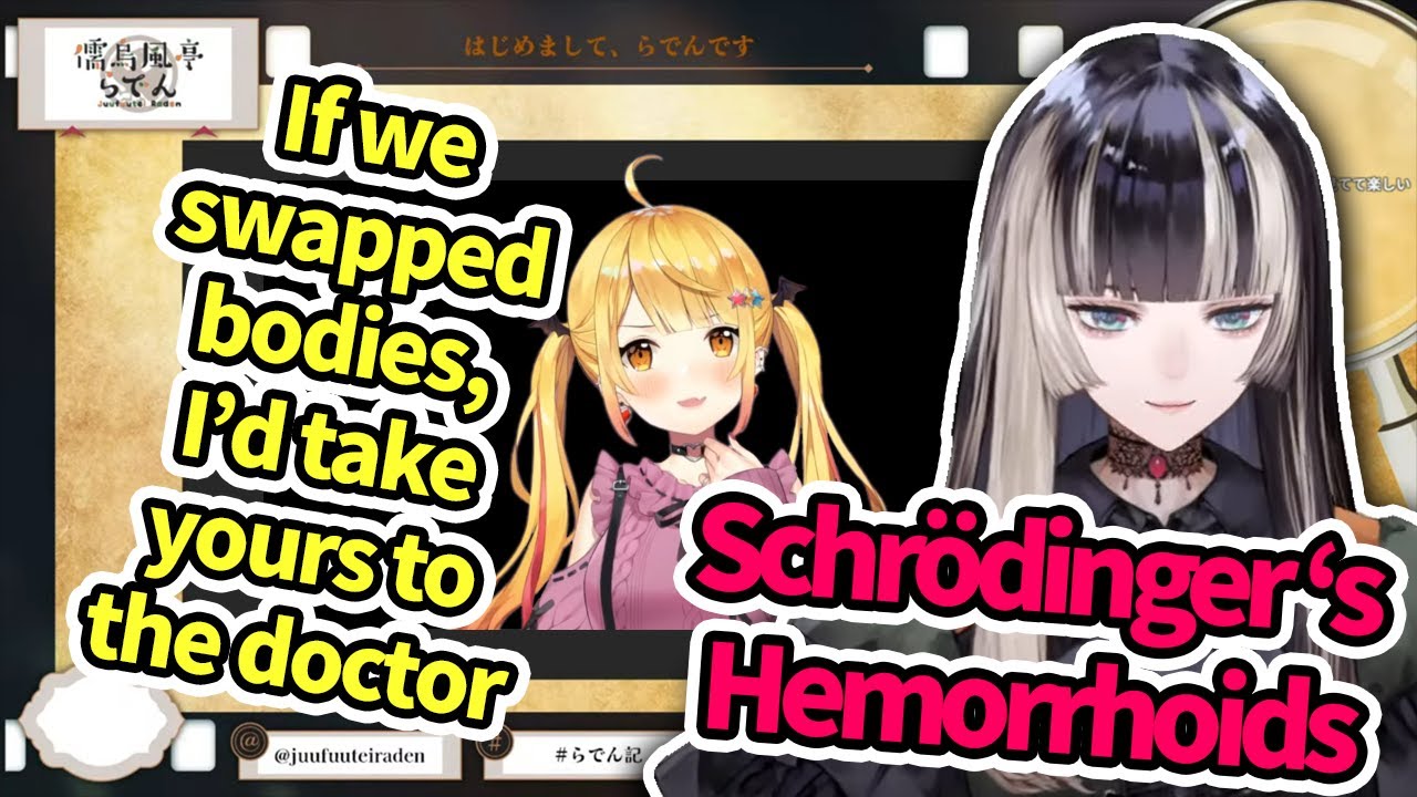 Raden is reluctant to body swap with Mel because... [Juufuutei Raden/Yozora Mel]