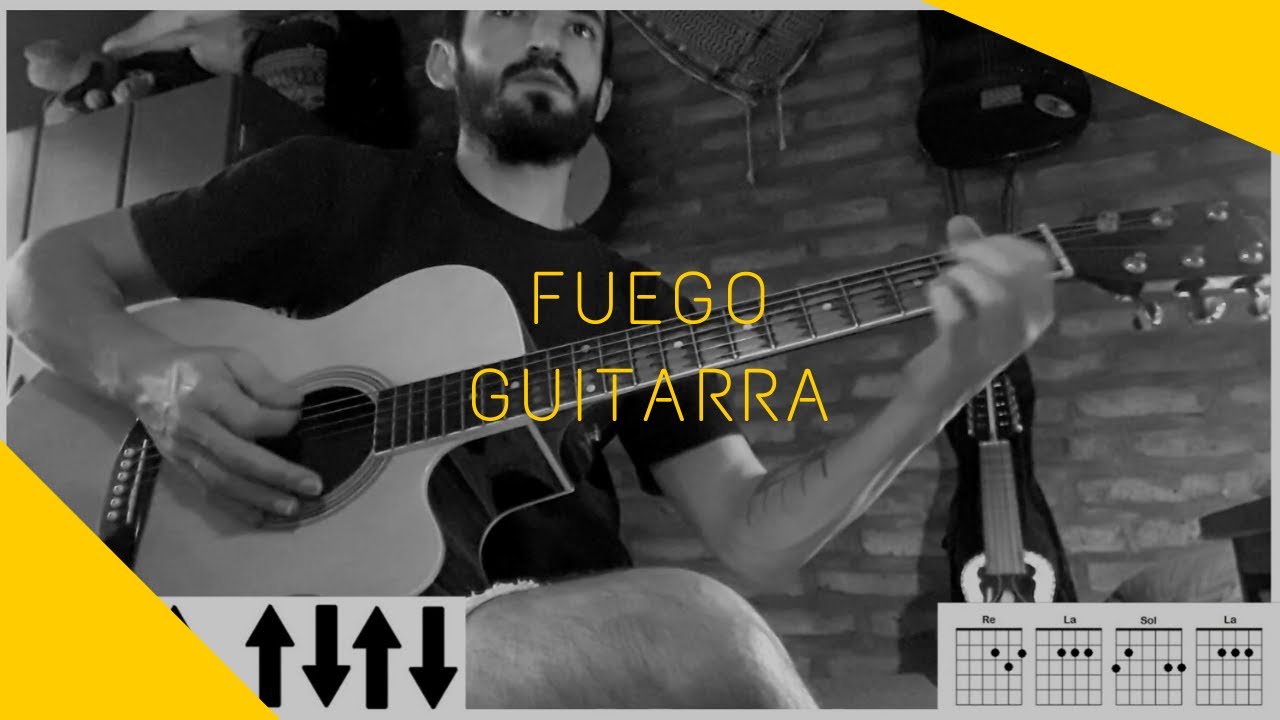 GUITARRA | Fuego - Intoxicados (Guitarra cover/tutorial) Martin Lopez