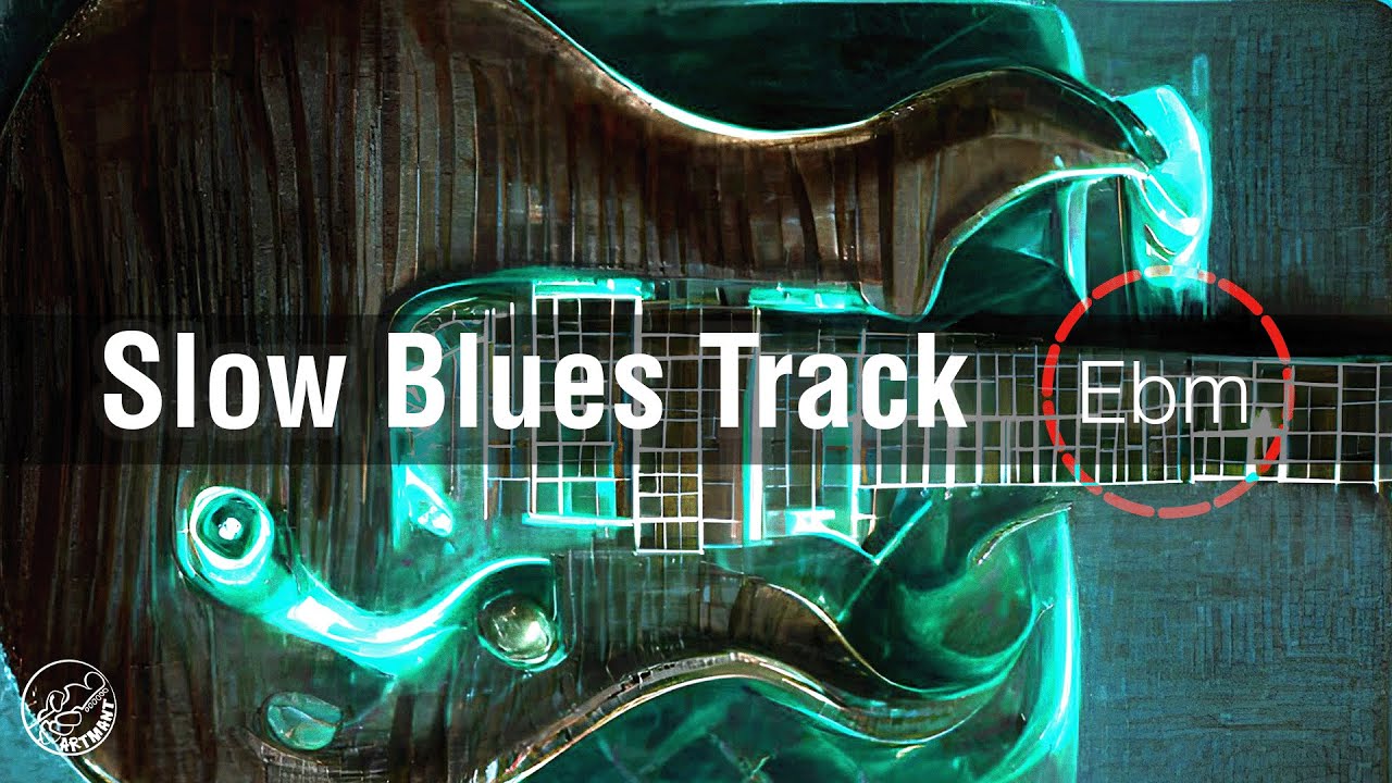 Slow Blues Backing Track No Guitar in Eb Minor