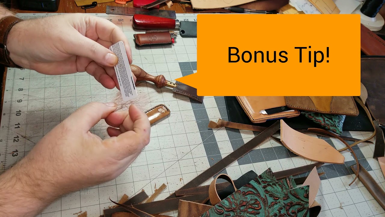 Projects made from scrap leather
