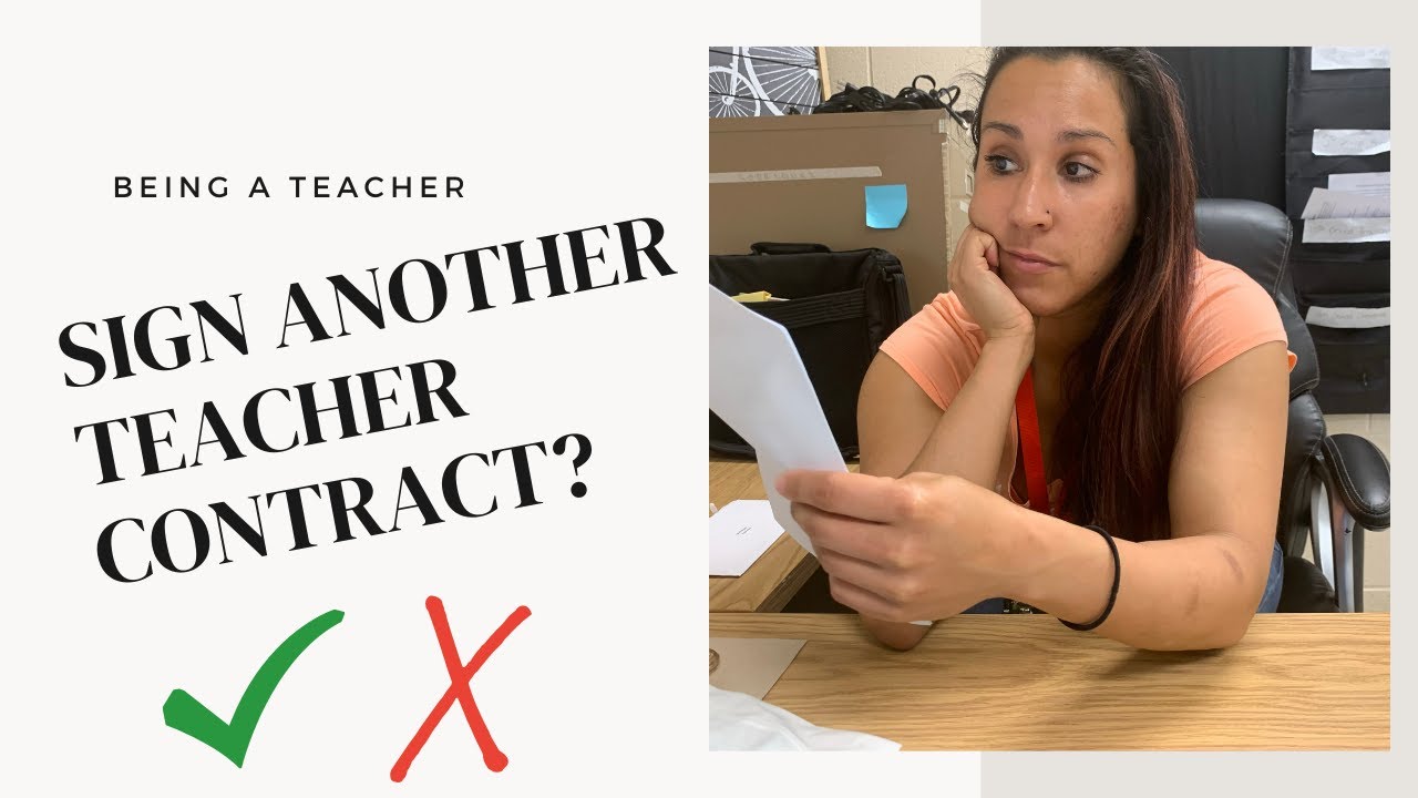 BEING A TEACHER || SIGNING THE TEACHER CONTRACT || Things to IMPROVE for Teachers to Stay
