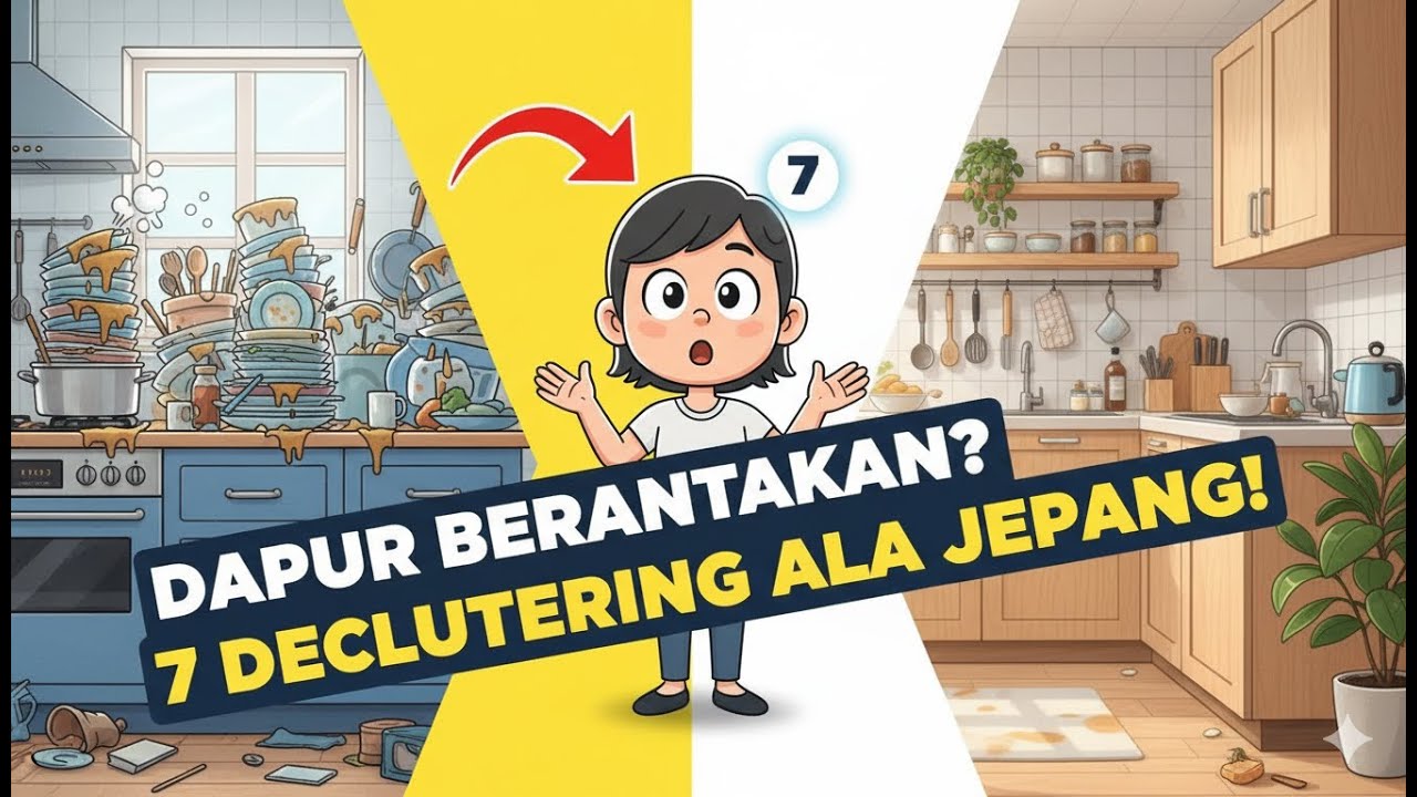 Dapur Berantakan?  7 Cara Decluttering Ala Jepang. bikin Rapi dan Bersih