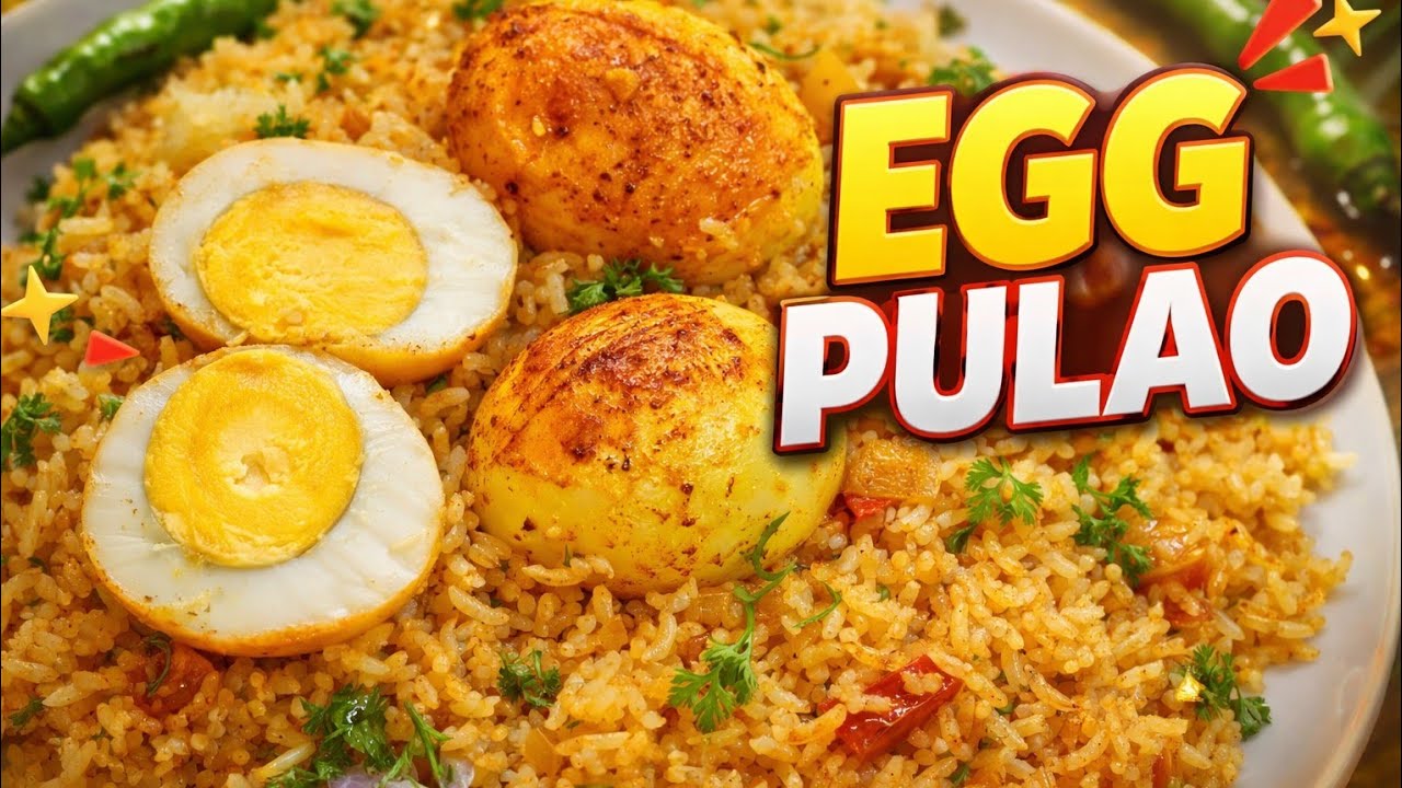 Egg Pulao | Quick Dinner Idea |  अंडा पुलाव कैसे बनाएं | आसान और स्वादिष्ट रेसिपी