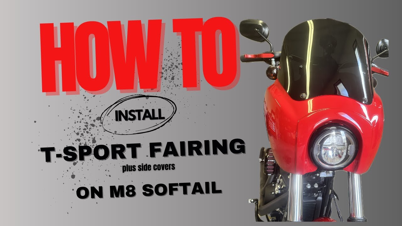 How To Install T-Sport Fairing on M8 Streetbob!