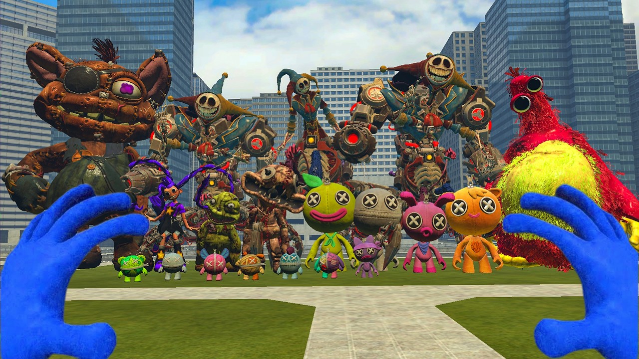 I FOUND ALL POPPY PLAYTIME CHAPTER 5 MONSTERS Epic Battle IN GARRYS MOD!!!????