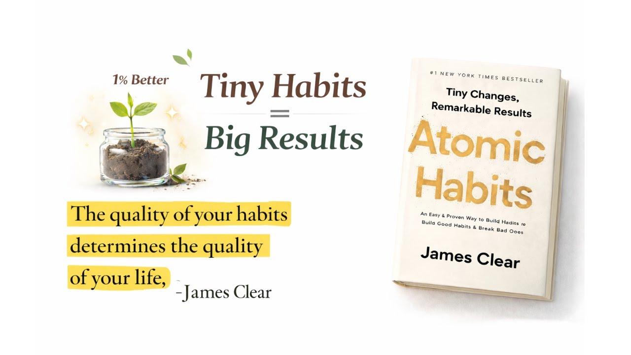 Atomic Habits Explained in 5 Simple Lessons